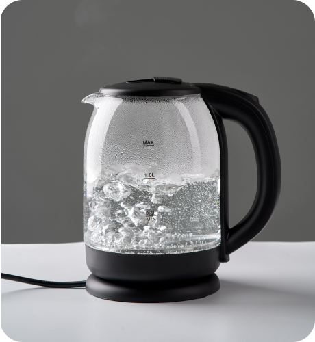 Чайник электрический стеклянный от бренда "ПРОСТО"