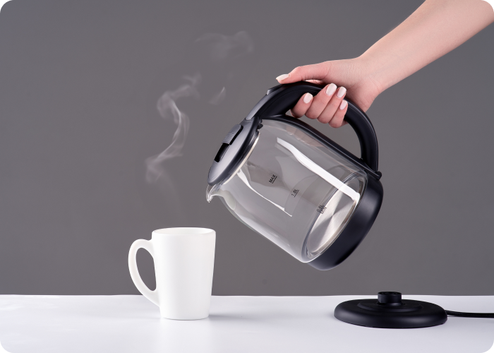 Чайник электрический стеклянный от бренда "ПРОСТО"